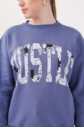 Hustle Blue Sweatshirt