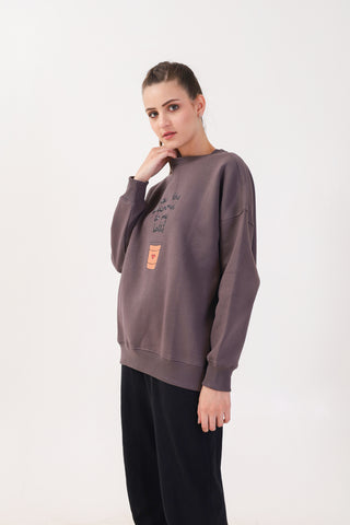 CARAMEL LATTE Brown Sweatshirt