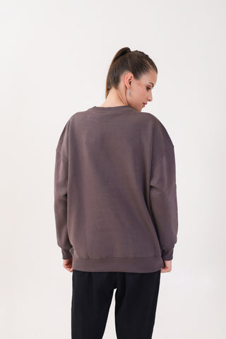 CARAMEL LATTE Brown Sweatshirt