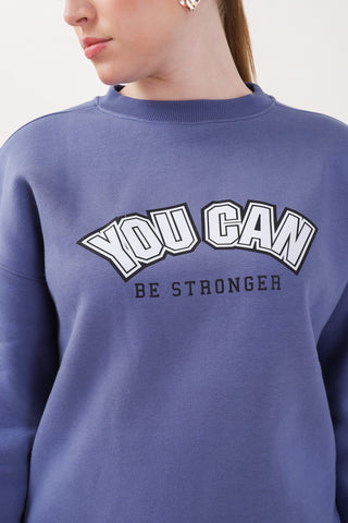 YOU CAN Blue Sweatshirt