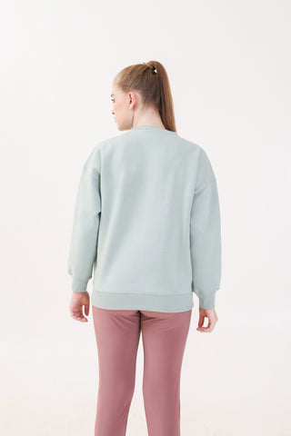 Overthinking Green Sweatshirt