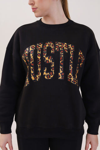 Hustle Black Sweatshirt