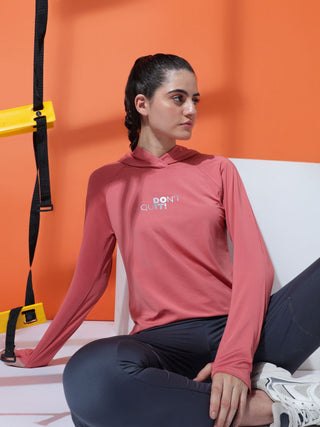 MKH Women Pink Sports Performance T-Shirt