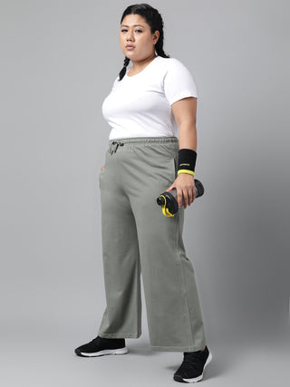 Classic Women Relaxed Fit Wide Leg Track Pants