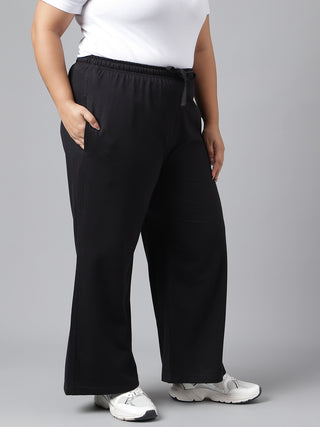 Fearless Women Relaxed Fit Wide Leg Track Pants