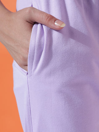 MKH Women Purple Gym & Training Track Pants