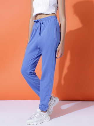 MKH Women Blue Travel Track Pants