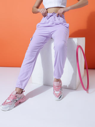 MKH Women Purple Gym Track Pants