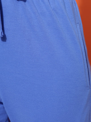 MKH Women Blue Relaxed Fit Track Pants
