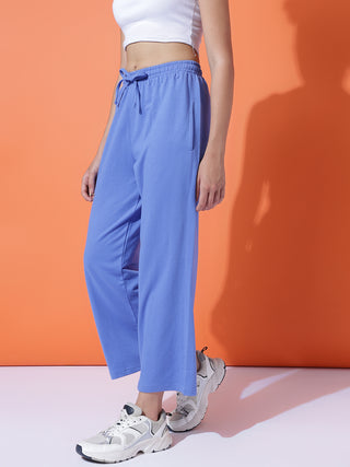 MKH Women Solid Track Pants with Elasticated Waistband