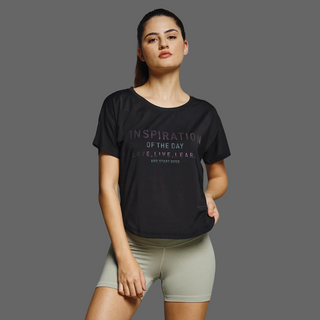 MKH Women Black SwiftCore Outdoor Running Top