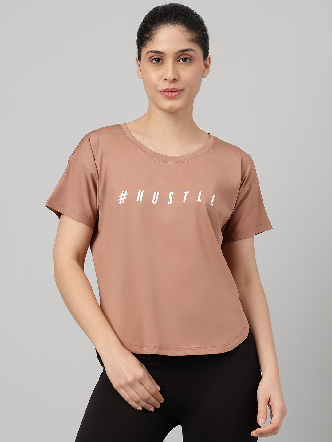 MKH Mocha Women DryMotion Core Activewear T-Shirt