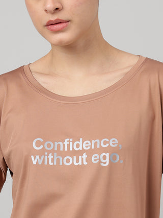 MKH Mocha Women AeroStretch Performance Training T-Shirt