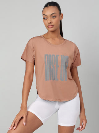 MKH Women Brown AeroMove Sports Fitness Wear