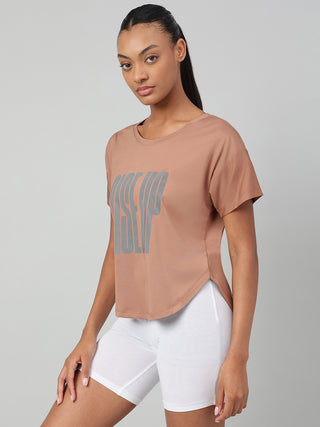 MKH Women Brown AeroMove Sports Fitness Wear