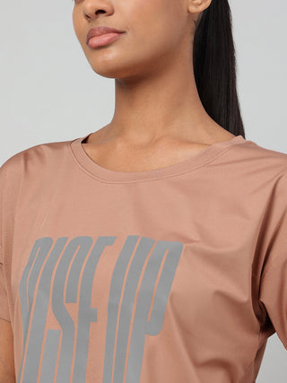 MKH Women Brown AeroMove Sports Fitness Wear