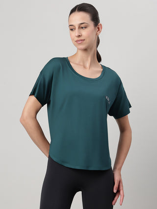 MKH Teal Women DryPulse Lightweight Sports T-Shirt