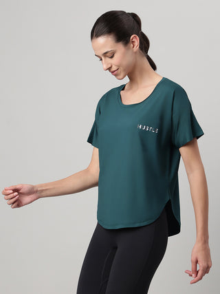 MKH Teal Women DryPulse Lightweight Sports T-Shirt