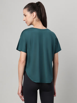 MKH Teal Women PowerMove Gym Training T-Shirt