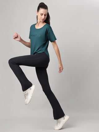 MKH Teal Women PowerMove Gym Training T-Shirt