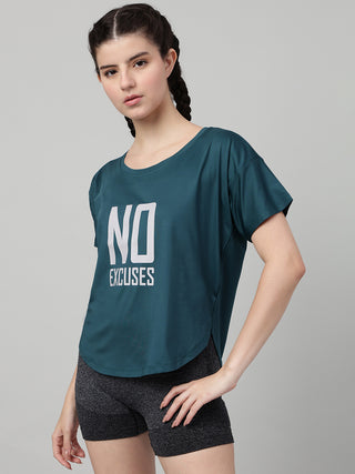 MKH Teal Women CoolFlex Active Performance Tee