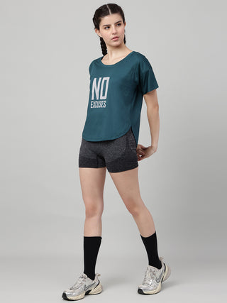 MKH Teal Women CoolFlex Active Performance Tee
