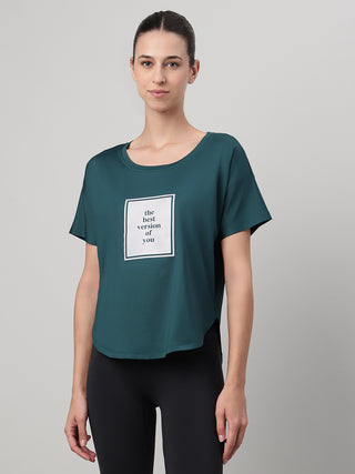 MKH Women Teal ActiveDynamic Outdoor Workout Wear