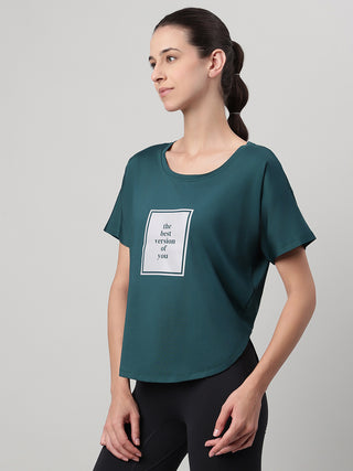 MKH Women Teal ActiveDynamic Outdoor Workout Wear