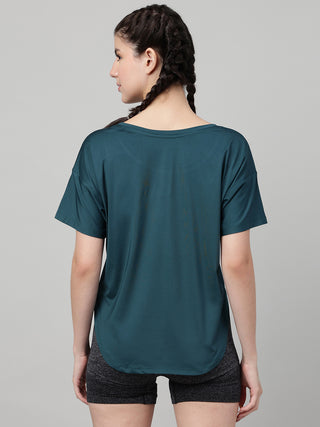 MKH Teal Women FlexVent Activewear T-Shirt
