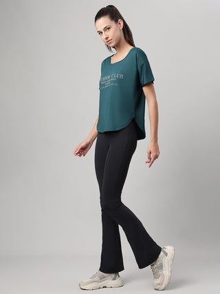MKH Teal Women ZenAir Yoga Performance Tee