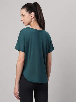 MKH Teal Women AeroVent Moisture Control Tee