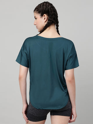 MKH Women Teal AirDynamic Fitness Activity Top