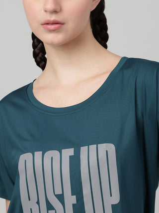 MKH Women Teal AirDynamic Fitness Activity Top