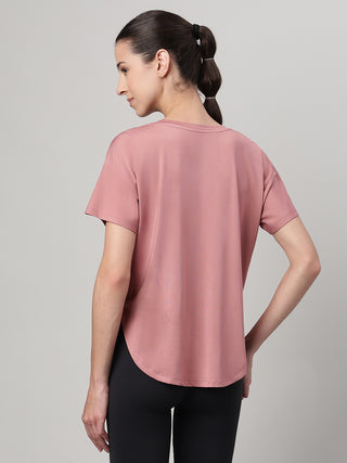 MKH Women Pink AeroTrail Workout Fitness Top