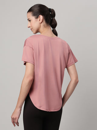 MKH Onion Pink Women FlowDry Training Activewear Tee