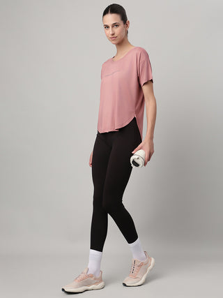 MKH Onion Pink Women FlowDry Training Activewear Tee