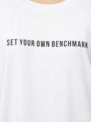MKH White Women FlowFit Lightweight Training Tee