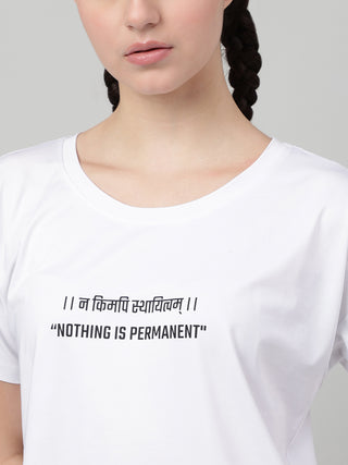 MKH White Women FreshAir Performance Sports Tee