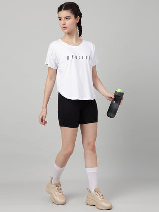 MKH White Women CoolPulse Breathable Active Tee