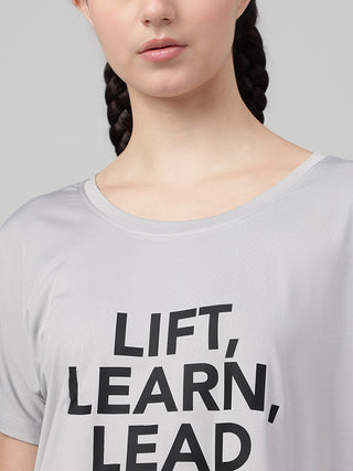 MKH Women Grey FlexDynamic Sports Training Top