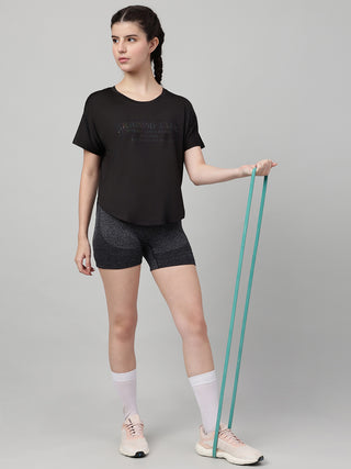 MKH Women Black SwiftMove Outdoor Running Wear