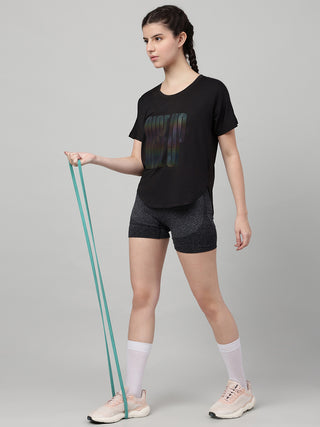MKH Women Black AeroActive Gym Fitness Wear