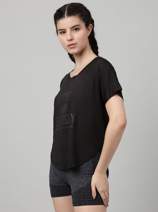 MKH Women Black MotionPulse Outdoor Activity Top
