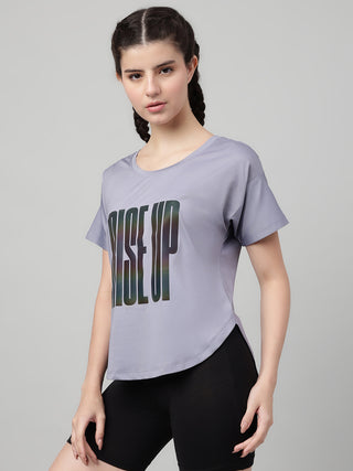 MKH Women Grey DryFlow Training Workout Wear