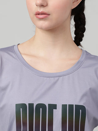 MKH Women Grey DryFlow Training Workout Wear