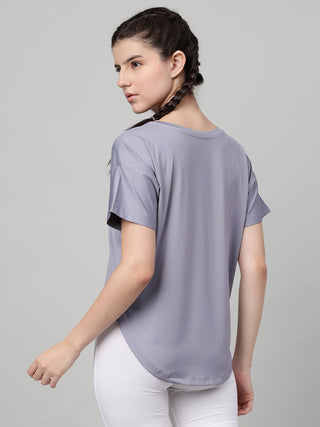 MKH Women Grey VelocitySprint Running Fitness Top
