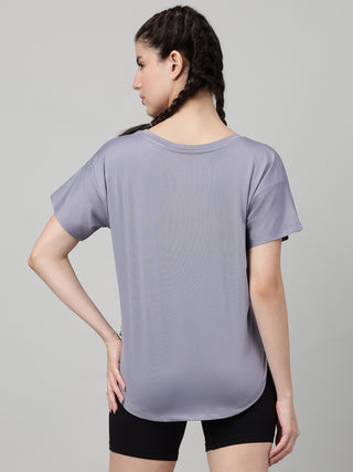 MKH Women Grey FreshMotion Outdoor Sports Top