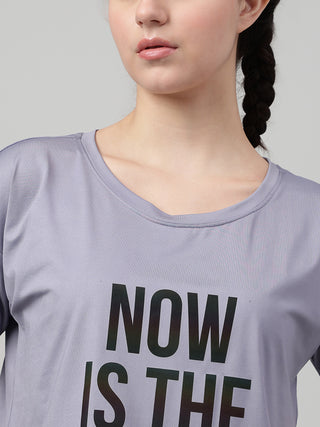 MKH Women Grey FreshMotion Outdoor Sports Top