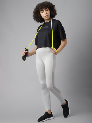 MKH Women Black Lightweight Activity T Shirt for Yoga and Gym