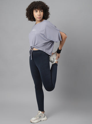 MKH Women Grey Comfortable Gym Activity T Shirt for Fitness